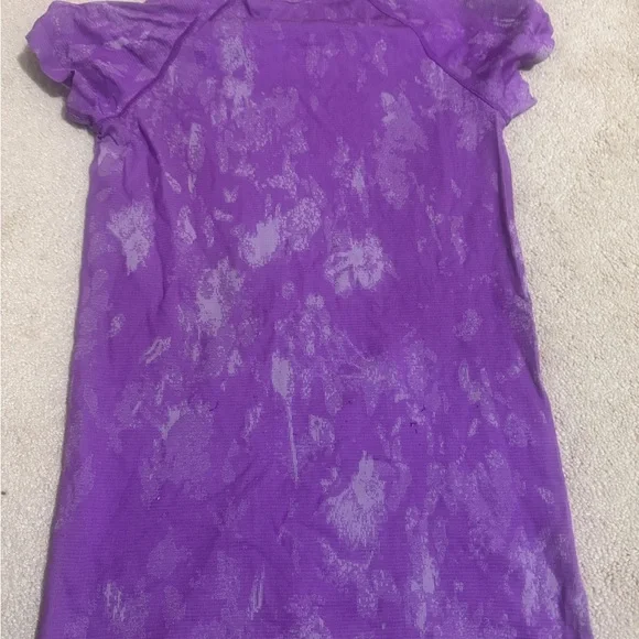 Lululemon Shadow Bloom Moonlit Magenta / Faint Lavender Swiftly Shirt - Picture 4 of 11